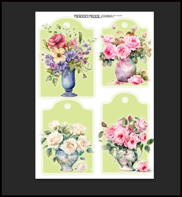 SCUTT 412 vase floral  cuttable min